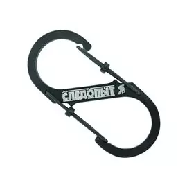 Карабин спортивный, двойной, 90 мм, Следопыт, PF-SH-16