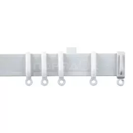 Карниз гибкий, пластик, белый, 5 м