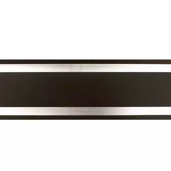 Карниз потолочное крепление, ПВХ, СБ-7788-2Л/150, венге-хром, 1.5 м, Delfa