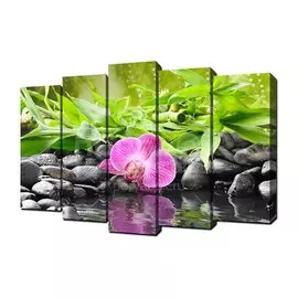 Картина модульная, 125х80 см, 5 модулей, V-006