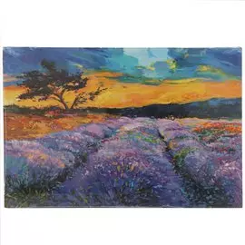 Картина холст, 37х26 см, Лавандовые поля, Y4-5117