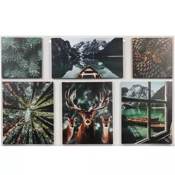 Картина комплект, холст, 114х77 см, S-0731