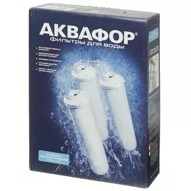 Картридж сменный Аквафор, Кристалл А, 3 шт, для жесткой воды, К3-КН-К7