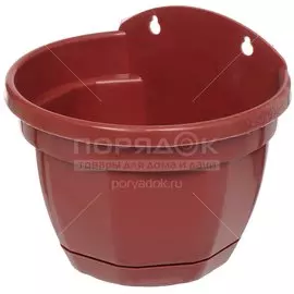Кашпо подвесное Мультипласт MPG6405 Ника терракот, 3 л