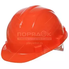 Каска защитная, оранжевая