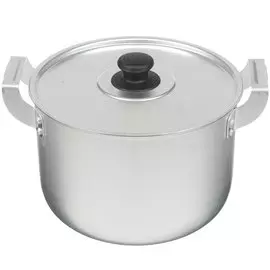 Кастрюля алюминий, 6 л, с крышкой, крышка алюминий, Калитва, 14060