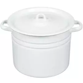 Кастрюля эмалированная сталь, 9 л, с крышкой, крышка сталь, Сибирские товары, С41622/П/3