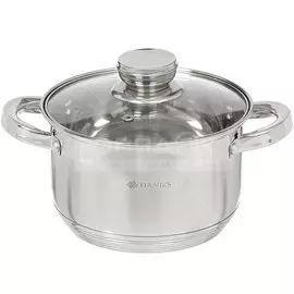 Кастрюля из нержавеющей стали Daniks Стандарт SD-418-2, 2.9 л