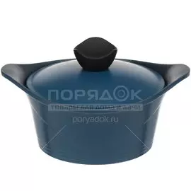 Кастрюля алюминий, антипригарное покрытие, 2.5 л, с крышкой, крышка алюминий, Daniks, Shoven, KI-T2020-2965C, индукция