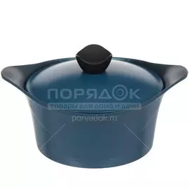 Кастрюля алюминий, антипригарное покрытие, 4.3 л, с крышкой, Daniks, Shoven, KI-T2024-2965C