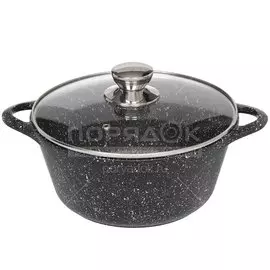 Кастрюля с антипригарным покрытием Горница к2432аг, с крышкой, 3 л