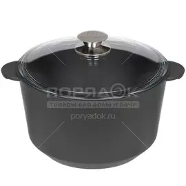 Кастрюля с антипригарным покрытием Victoria Престиж Р08 5,0G, с крышкой, 5 л