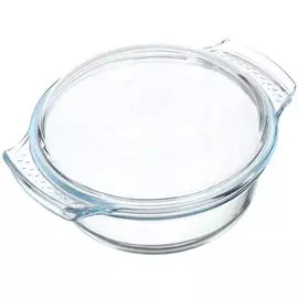 Кастрюля стекло жаропрочное, 2 л, с крышкой, Pyrex, 108A000N