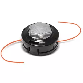 Катушка для триммера полуавтоматическая, 3 мм, М10х1.25, Хопер, th2101 Т-25, алюминиевая кнопка, картон-пакет