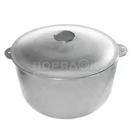 Казан алюминий, 20 л, с крышкой, Биол, К2000