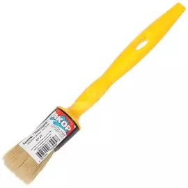 Кисть круглая, Акор, Эксперт, диаметр 25 мм, натуральная щетина, рукоятка пластик, 140 00 025