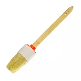 Кисть круглая, Bartex, Евро, диаметр 45 мм, №12, 51 мм, рукоятка дерево, 1117612