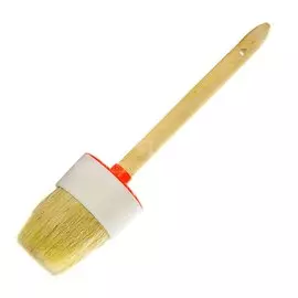 Кисть круглая, Bartex, Евро, диаметр 65 мм, №20, 60 мм, рукоятка дерево, 1117620