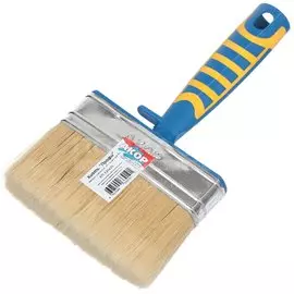 Кисть плоская, Акор, Профи, 25х120 мм, натуральная щетина, рукоятка двухкомпонентная, 160 25 120