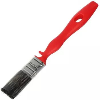 Кисть плоская, Акор, Водные краски, 12х25 мм, смешанная щетина, рукоятка пластик, 173 12 025