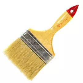 Кисть плоская, Bartex, Евро, 16х100 мм, 4 '', 56 мм, рукоятка дерево, 1117240