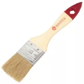 Кисть плоская, Bartex, Любитель, 38 мм, 1.5 '', рукоятка дерево, 1117115С