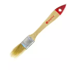 Кисть плоская, Bartex, Стандарт, 25 мм, 1 '', рукоятка дерево, 1117110