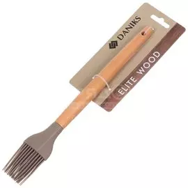 Кисточка кондитерская силикон, навеска, Daniks, Elite Wood, 161503-6
