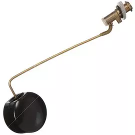 Клапан для бачка боковой, 1/2", латунь, заливной, СантехКреп, 7.2.1