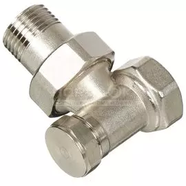 Клапан настроечный для радиатора, латунь, 1/2", угловой, Stout, SVL-1156-000015