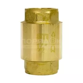 Клапан обратный 1/2", г-г, шток пвх, STI