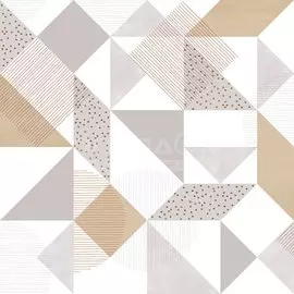 Клеенка на ПВХ основе Silvano Геометрия RFM-1255Е прозрачная, 1.4х20 м