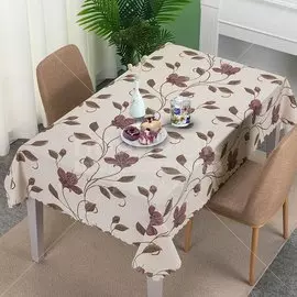 Клеенка ПВХ на тканной основе Silvano Цветы на белом-2 MT-1307CX, 1.37х20 м