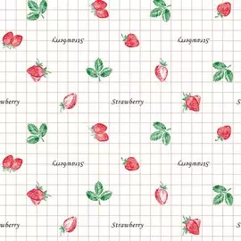 Клеенка Silvano, 1.4х20 м, ПВХ на тканевой основе, Клубника, ZY-5730A