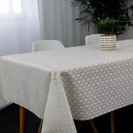 Клеенка Silvano, 1.37х20 м, ПВХ, Изи Лейс Афина, 0.35 мм, SY457