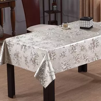 Клеенка Silvano, Металлик, 1.39х20 м, ПВХ на тканевой основе, светлое золото, PW175-035