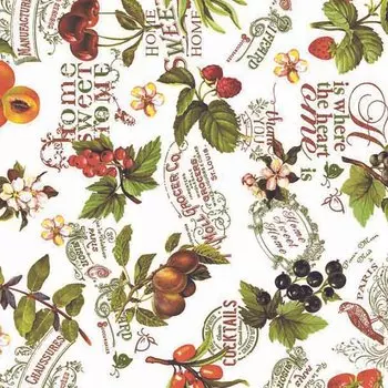 Клеенка столовая Амарант, 1.37х20 м, ПВХ на нетканой основе, 4774А