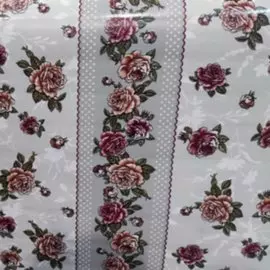 Клеенка столовая Амарант, 1.40х20 м, ПВХ на нетканой основе, 1123А