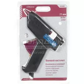 Электропистолет клеевой 11 мм, 80 Вт, 8 г/мин, Политех, 9050080