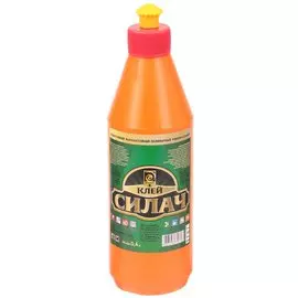 Клей бесцветный, водостойкий, однокомпонентный, 400 мл, Силач