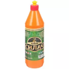 Клей бесцветный, водостойкий, однокомпонентный, 800 мл, Силач