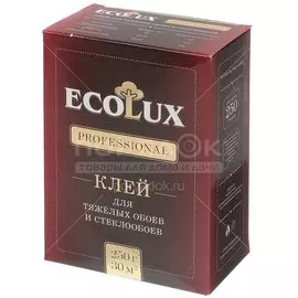 Клей для стеклообоев, Ecolux, Professional, 250 г