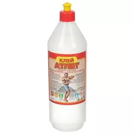 Клей Экокласс, бесцветный, водостойкий, однокомпонентный, 1 л, Атлет