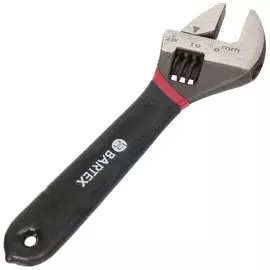 Ключ разводной, Bartex, 150 мм, CrV сталь, со шкалой, ручка ПВХ