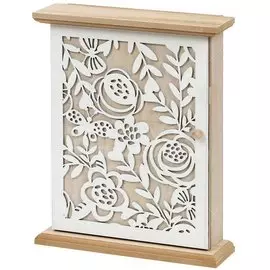 Ключница Резная Цветы, 22х27х7 см, Y4-3479