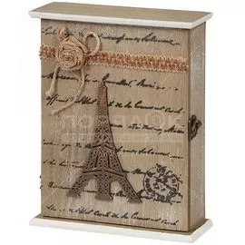 Ключница Письмо из Парижа, 21х26х7 см, Y4-3483