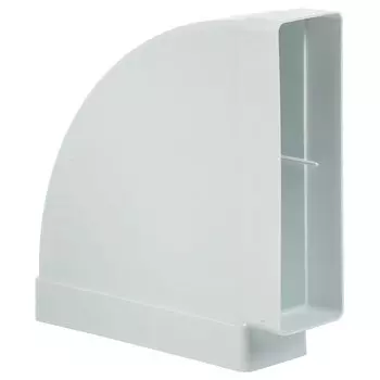 Колено плоское пластик, плоское, 90 °, горизонтальное, Event, 60204 КГП