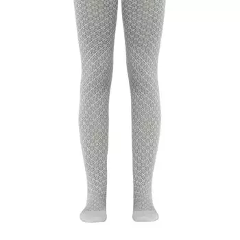 Колготки детские для девочки, Conte-kids, Tip-Top, 442, светло-серые, 150-152 см, 5С-07 СП