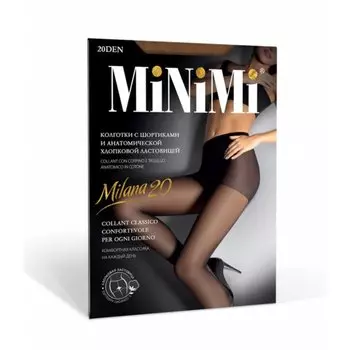 Колготки Minimi, Mini Milana, 20 DEN, 2, daino, шортики