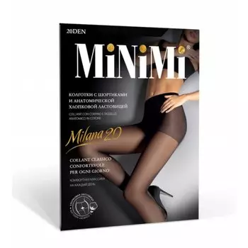 Колготки Minimi, Mini Milana, 20 DEN, 2, nero, шортики